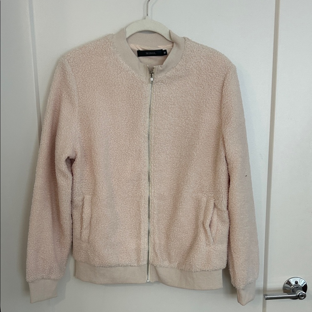 Elegant Cream Teddy Jacket